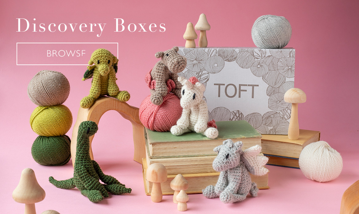 Discovery boxes fantasy new gift box toft yarn patterns